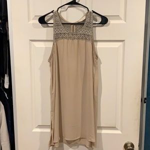 Elodie tan tunic top